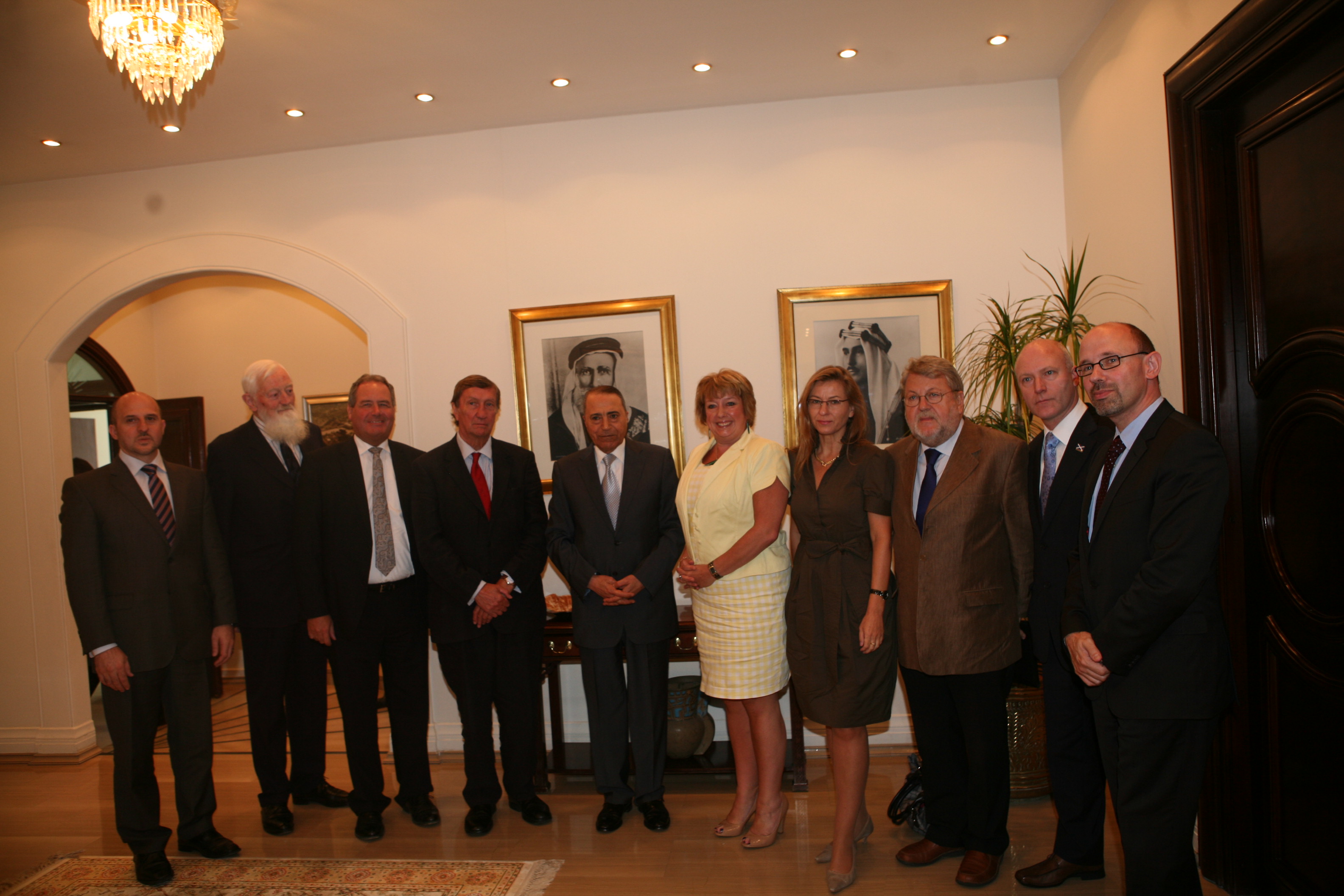 CEPR Parliamentary Delegation with the Jordanian Prime Minister - October 2011